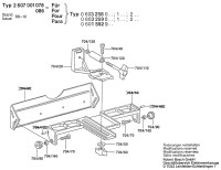 Bosch 2 607 001 086 ---- Parallel-Guide Spare Parts